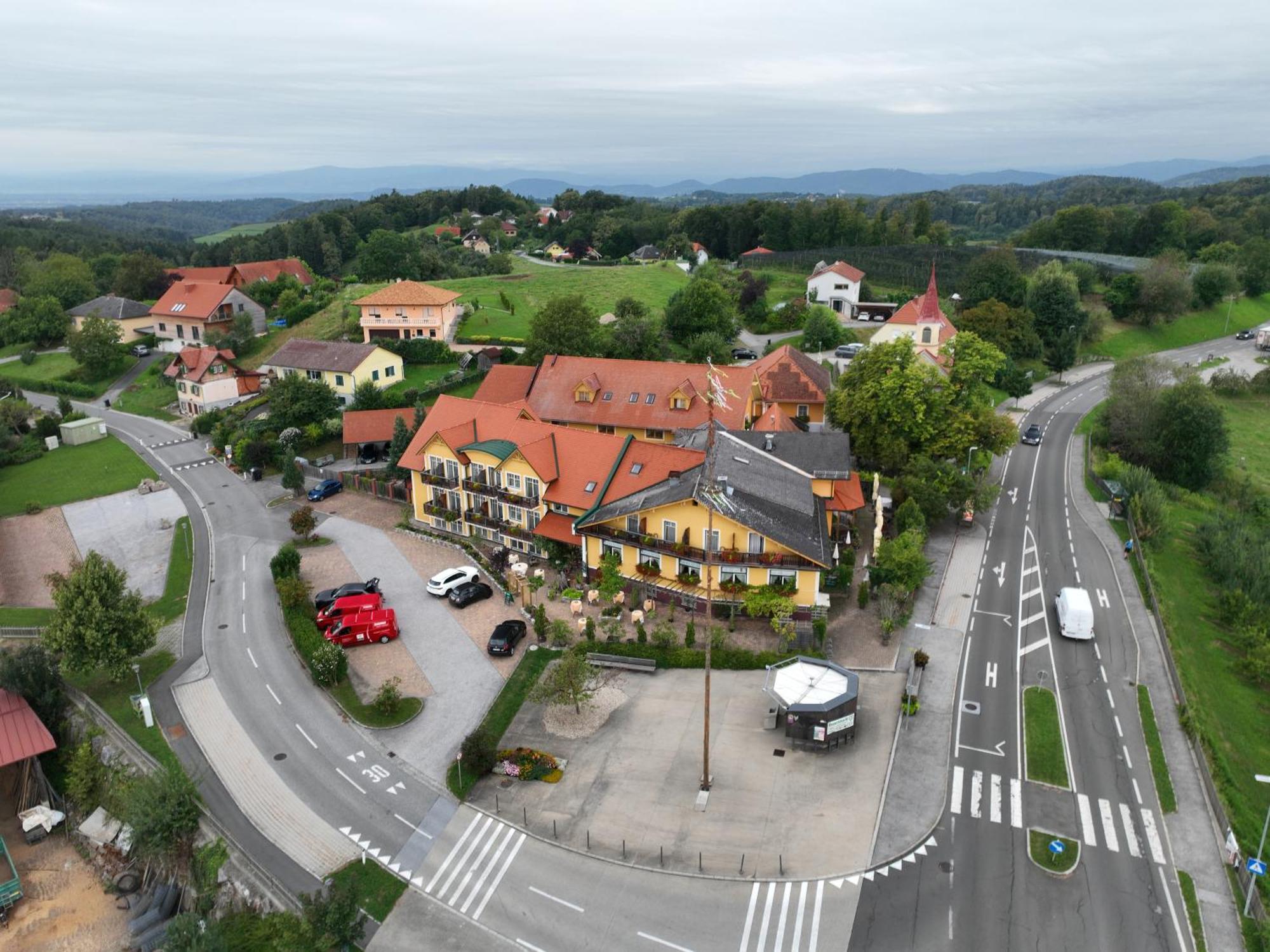 Gasthof Grossschedl Zum Kramerwirt Lassnitzhoehe Kültér fotó